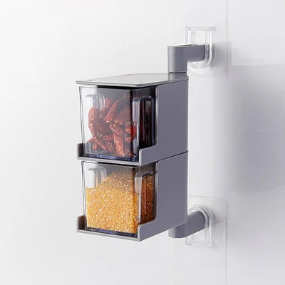 Multi-Tier Rotating Spice Jar Rack - Image 7