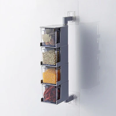 Multi-Tier Rotating Spice Jar Rack - Image 9