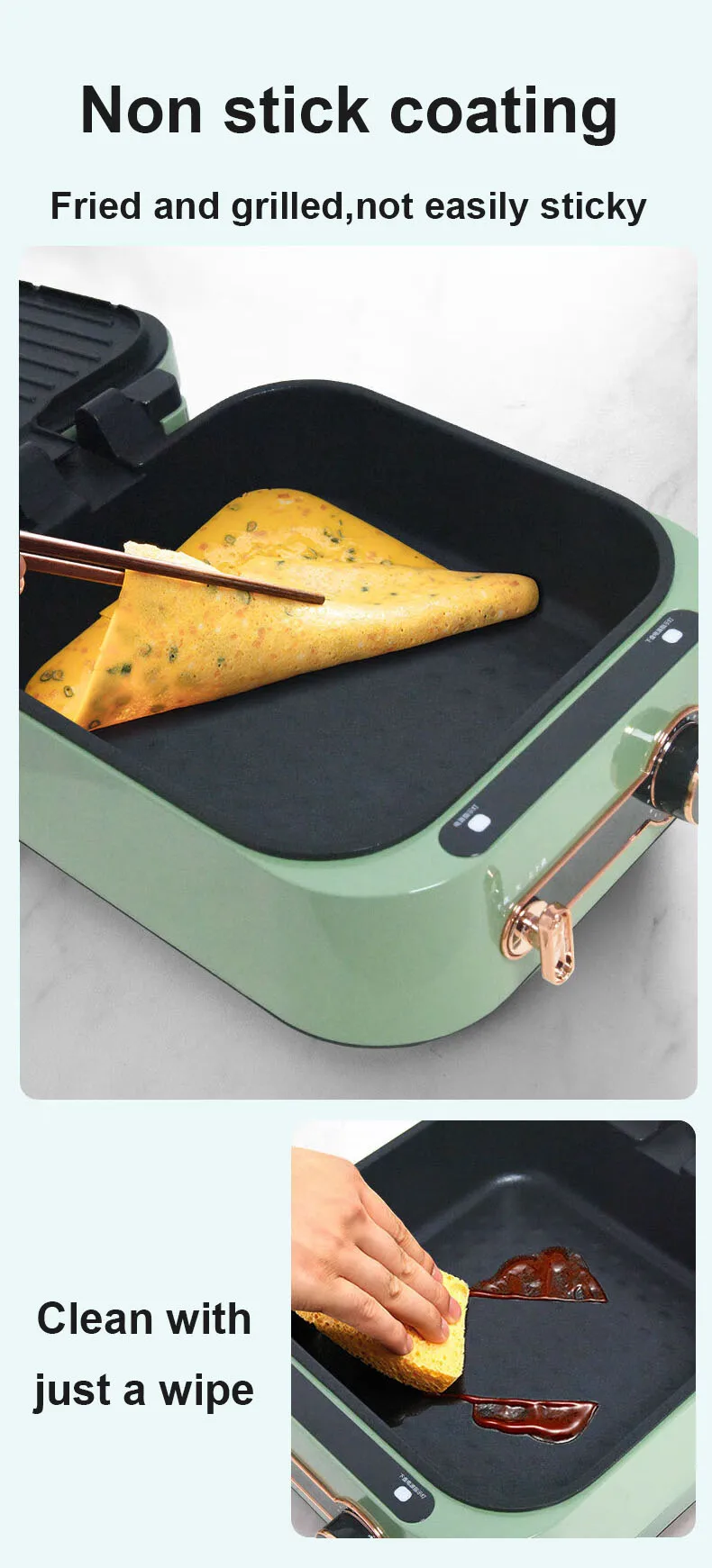 Multifunction Folding Electric Grill Hot Pot - Image 10