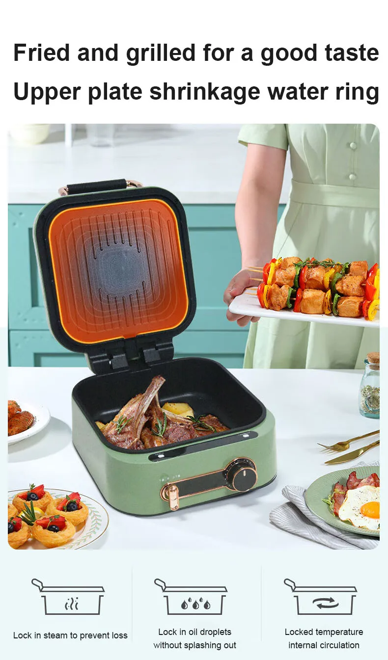 Multifunction Folding Electric Grill Hot Pot - Image 9