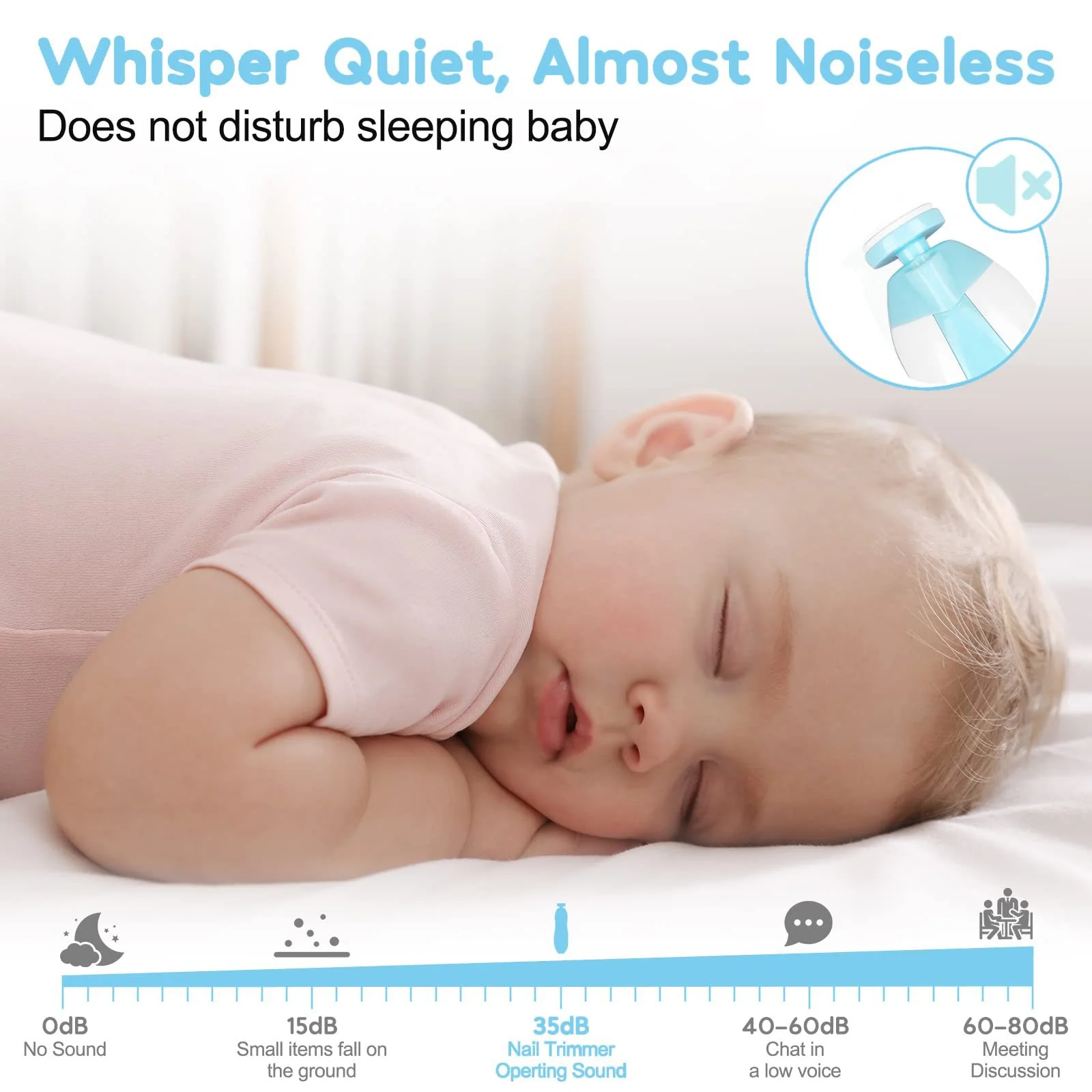 Multifunctional Electric Nail Trimmer For Baby and Adult - Image 10