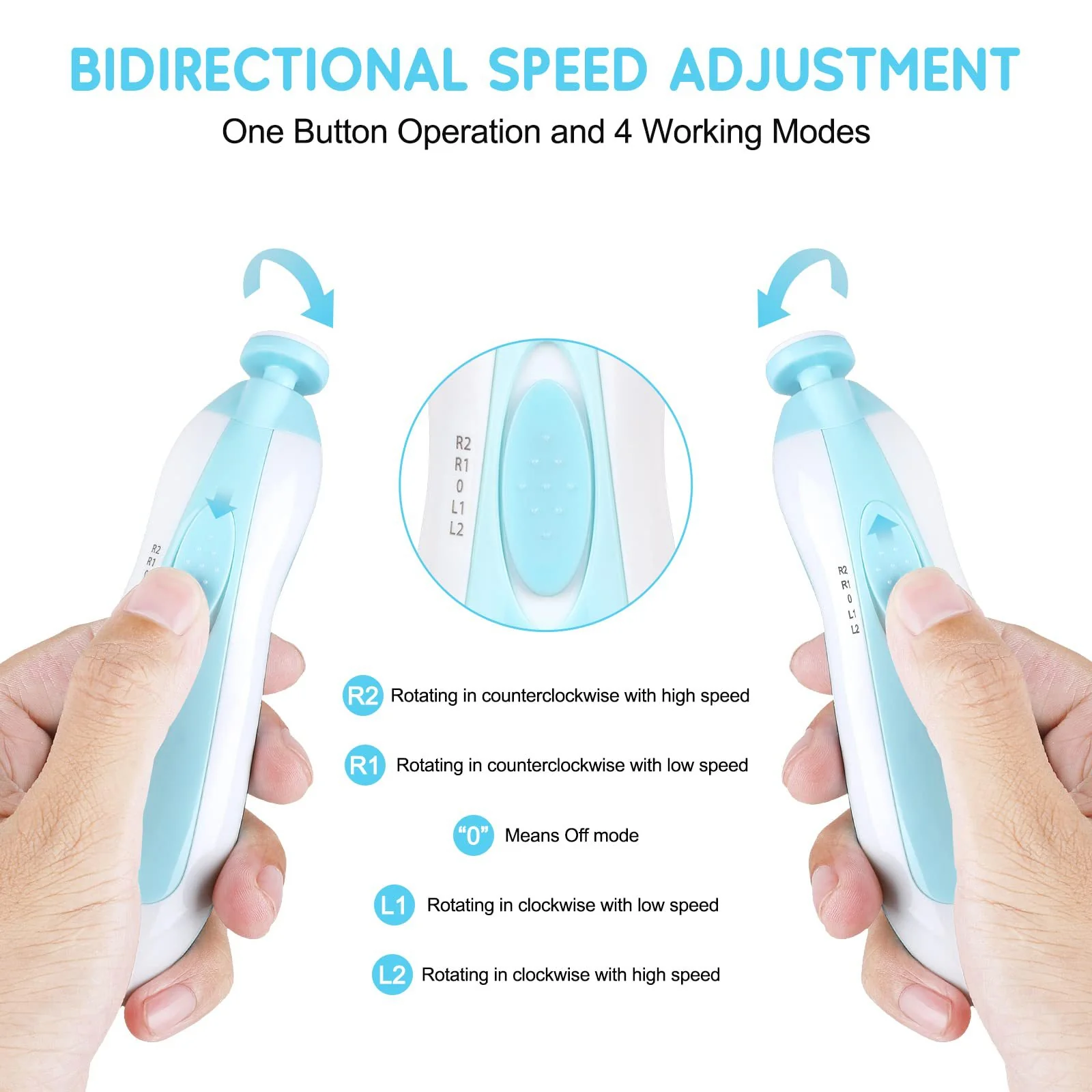 Multifunctional Electric Nail Trimmer For Baby and Adult - Image 9