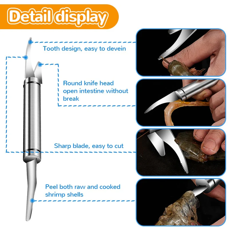 Multifunctional Fish Shrimp Peeler Cut Knife - Image 13