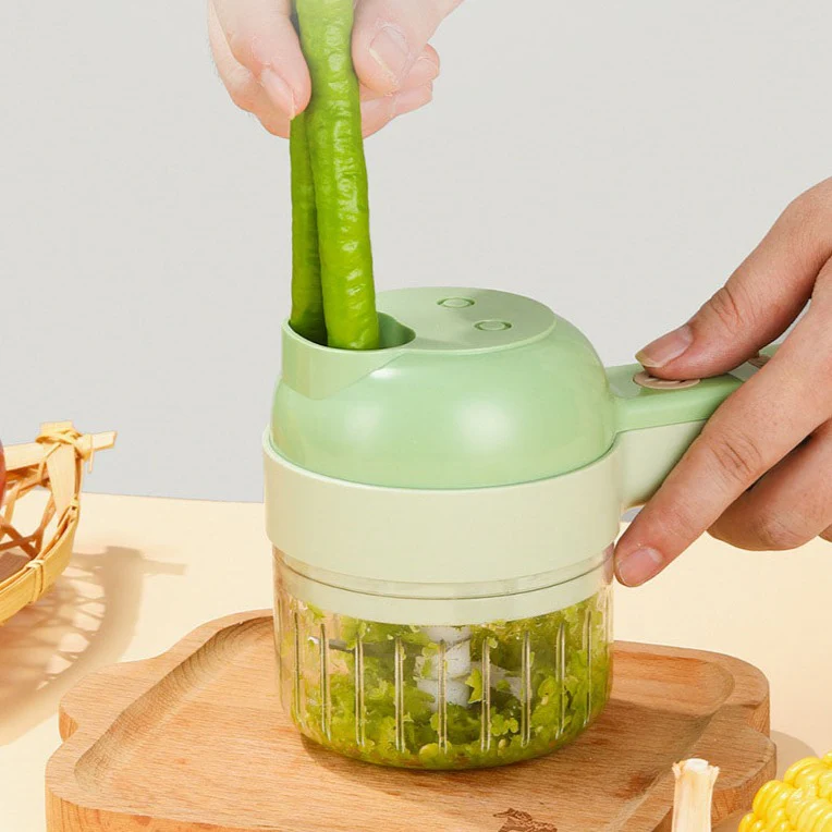Multifunctional Handheld Slicer Brush Chopper Set - Image 10