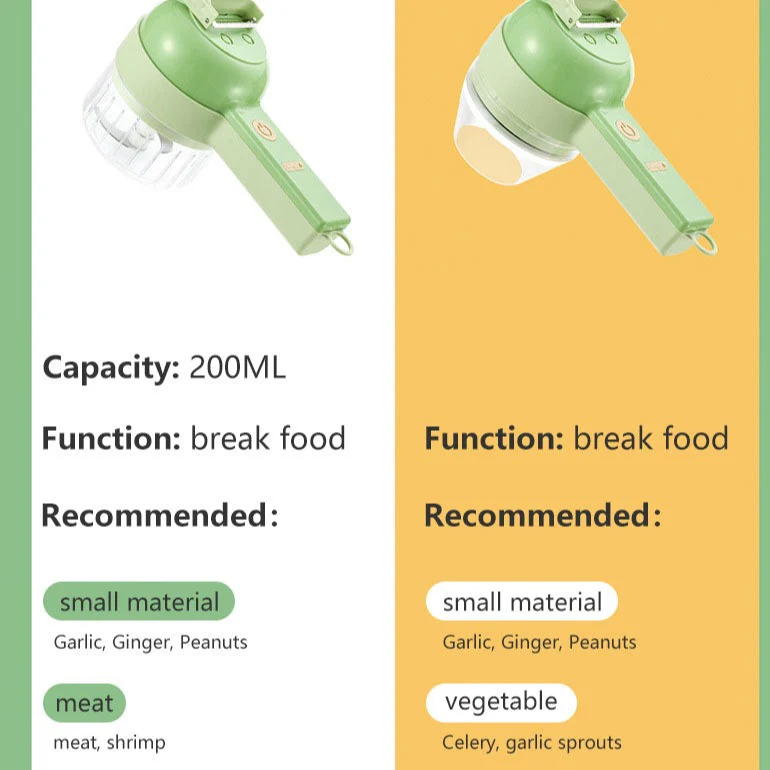 Multifunctional Handheld Slicer Brush Chopper Set - Image 13