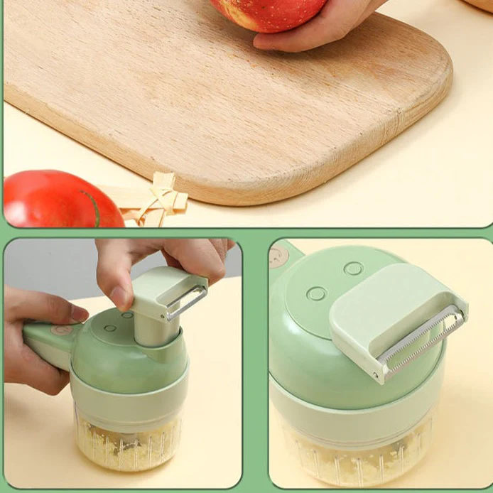 Multifunctional Handheld Slicer Brush Chopper Set - Image 15