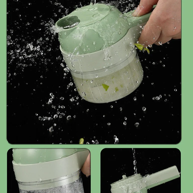 Multifunctional Handheld Slicer Brush Chopper Set - Image 17