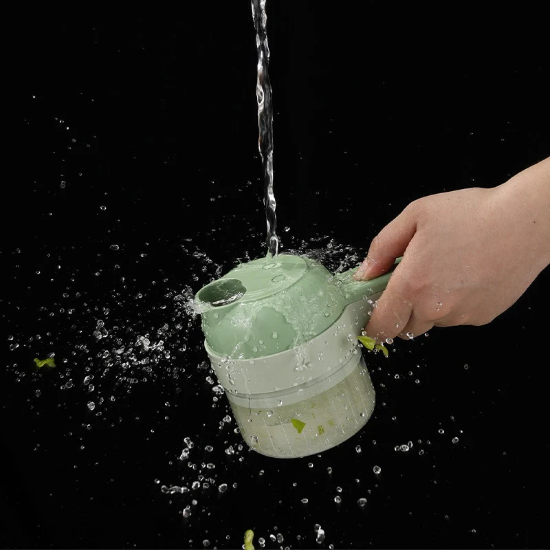 Multifunctional Handheld Slicer Brush Chopper Set - Image 3