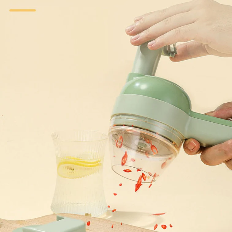Multifunctional Handheld Slicer Brush Chopper Set - Image 8