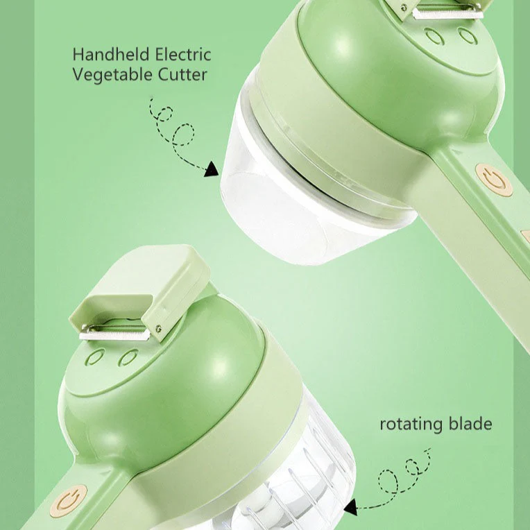 Multifunctional Handheld Slicer Brush Chopper Set - Image 9
