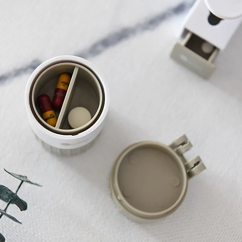 Multifunctional Medicine Cutter Masher Pill Box - Image 3