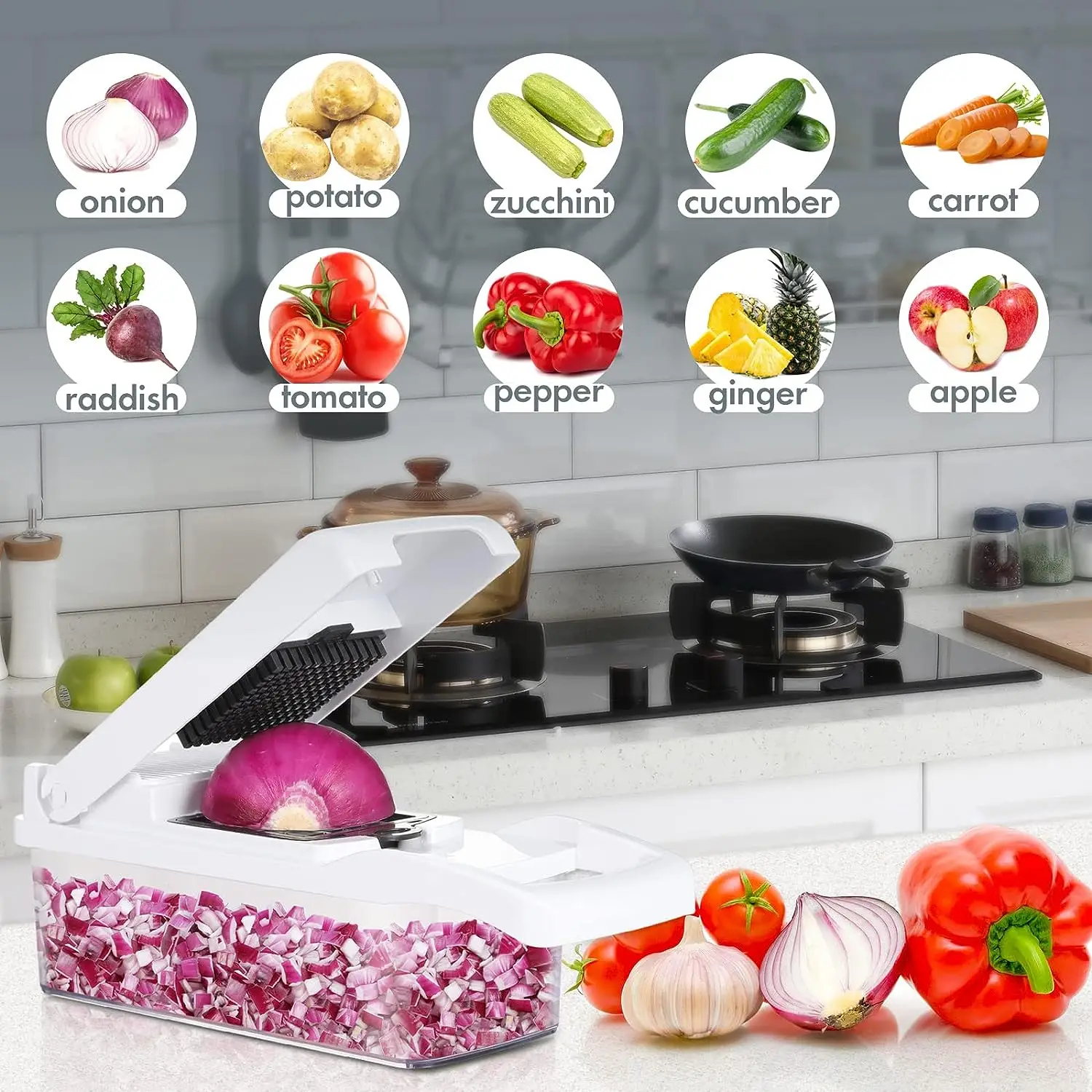 Multifunctional Vegetable Chopper - Image 15