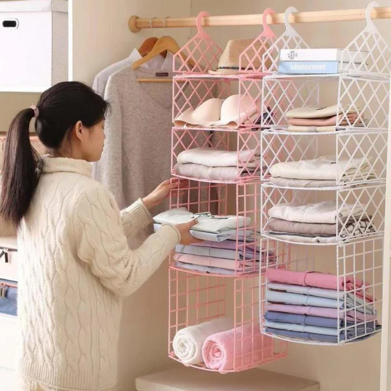Multilayer Hanging Clothes Shelves - Image 16