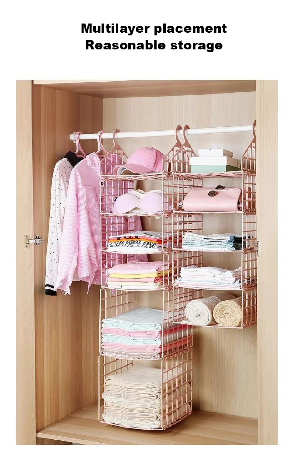 Multilayer Hanging Clothes Shelves - Image 23
