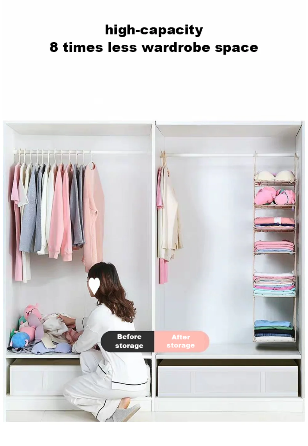 Multilayer Hanging Clothes Shelves - Image 24