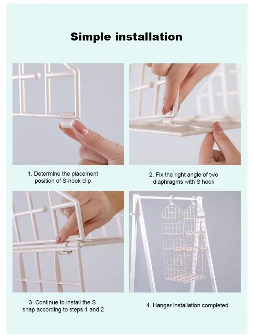 Multilayer Hanging Clothes Shelves - Image 26