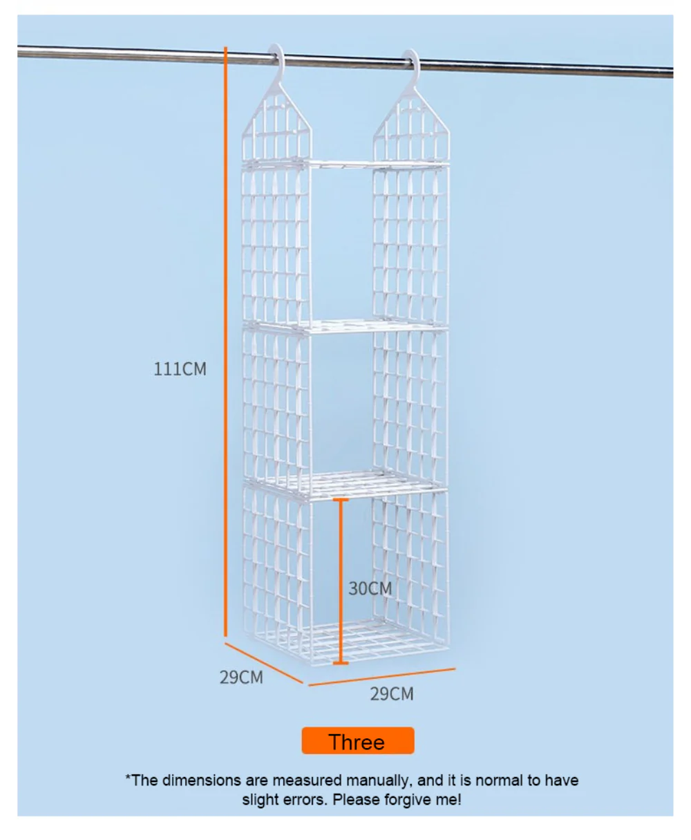 Multilayer Hanging Clothes Shelves - Image 27