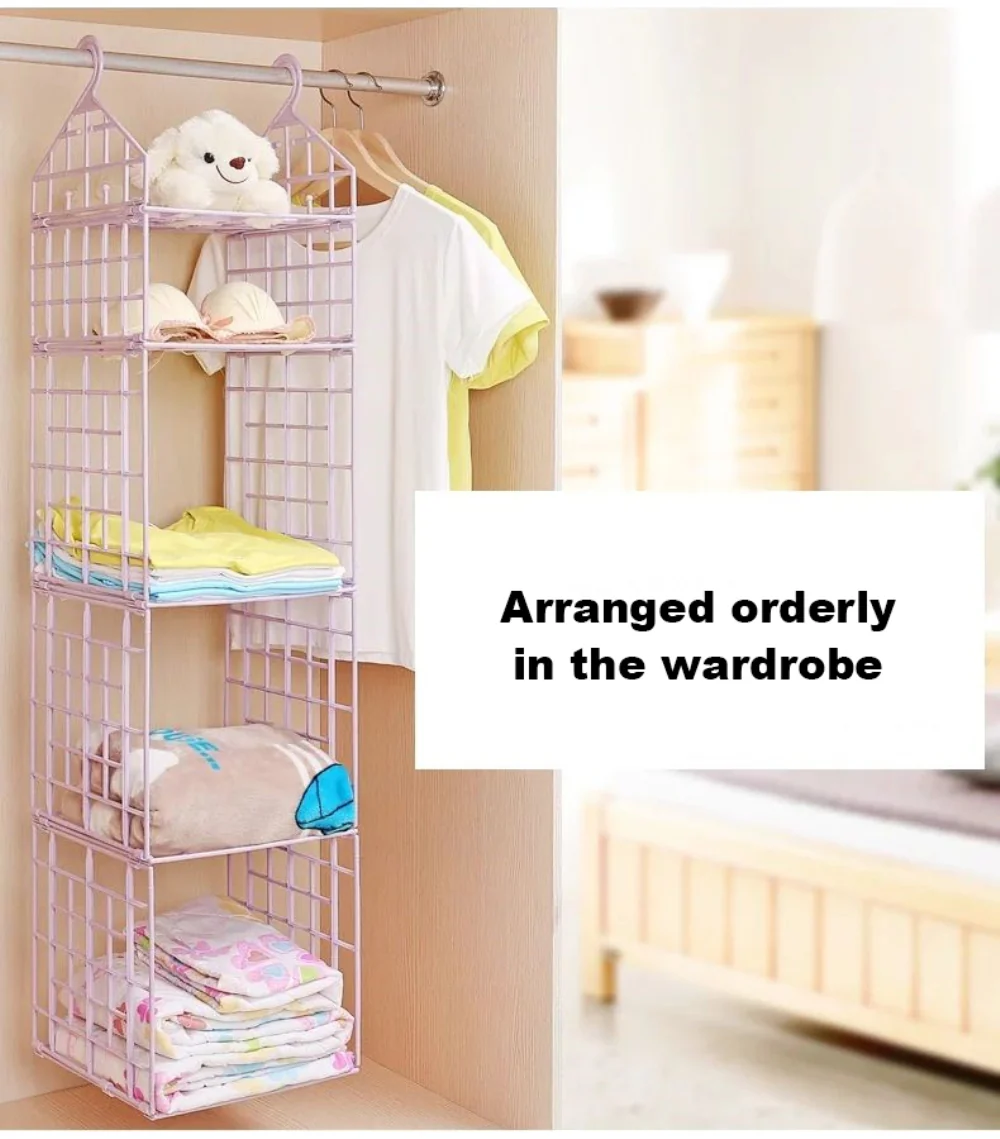 Multilayer Hanging Clothes Shelves - Image 28