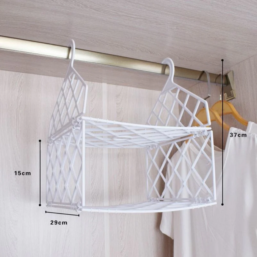 Multilayer Hanging Clothes Shelves - Image 8
