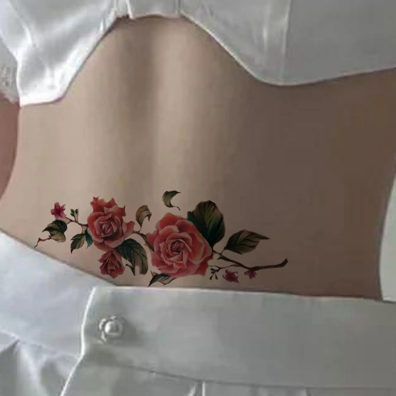 Mystery Rose Tattoo Sticker - Image 2