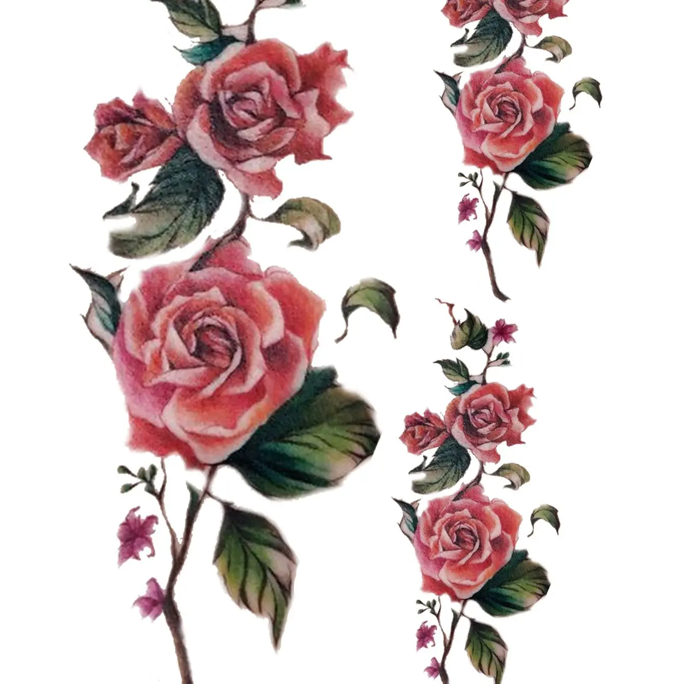 Mystery Rose Tattoo Sticker - Image 3