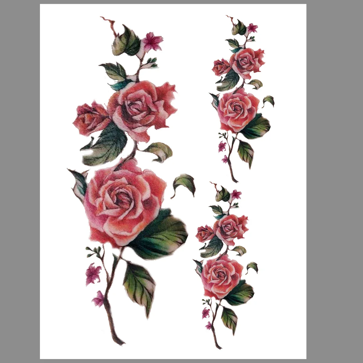 Mystery Rose Tattoo Sticker - Image 4