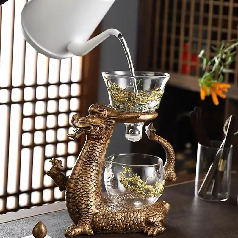 Mystic Dragon TeaCraft: Magnetic Glass Tea Set - Image 3