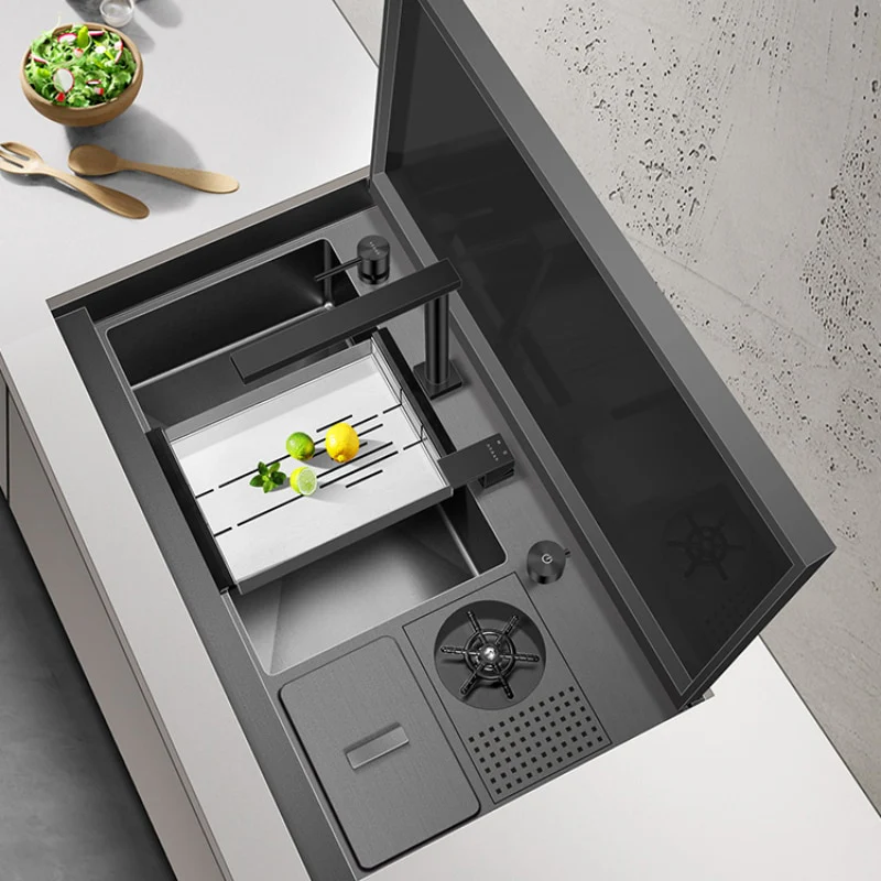 Nano Black Kitchen Sink - Image 12