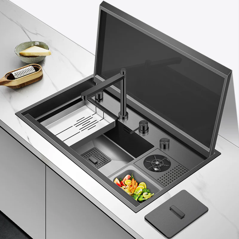 Nano Black Kitchen Sink - Image 23