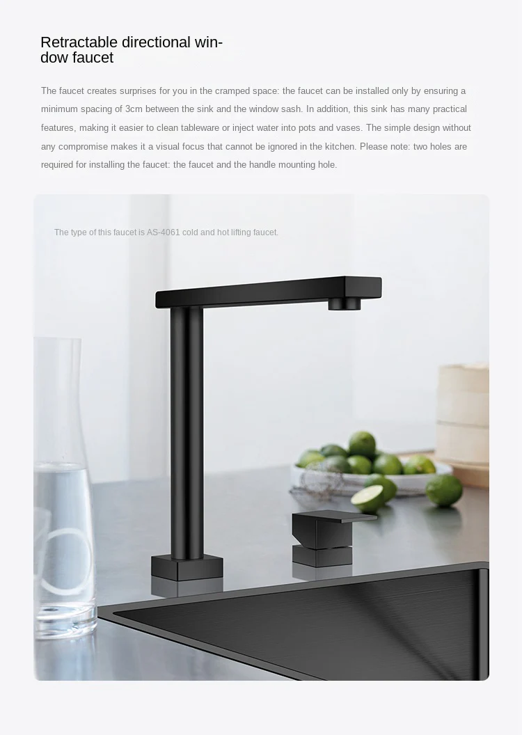 Nano Black Kitchen Sink - Image 26