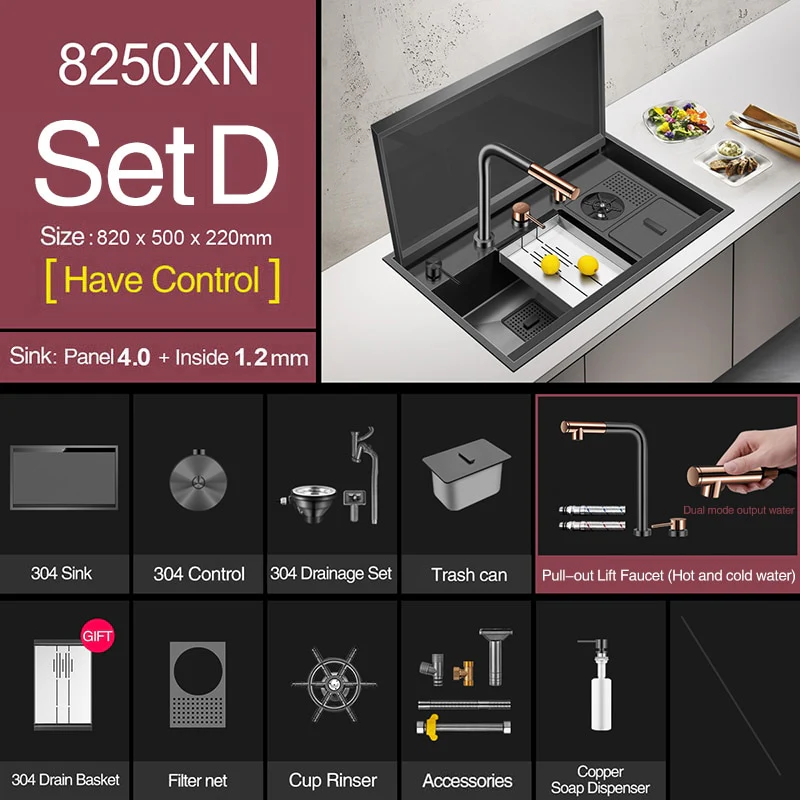 Nano Black Kitchen Sink - Image 3
