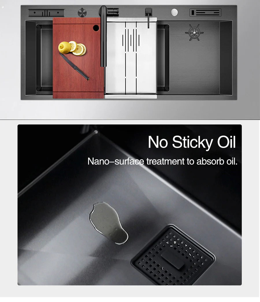 Nano Large Size Kitchen Sink - Image 13