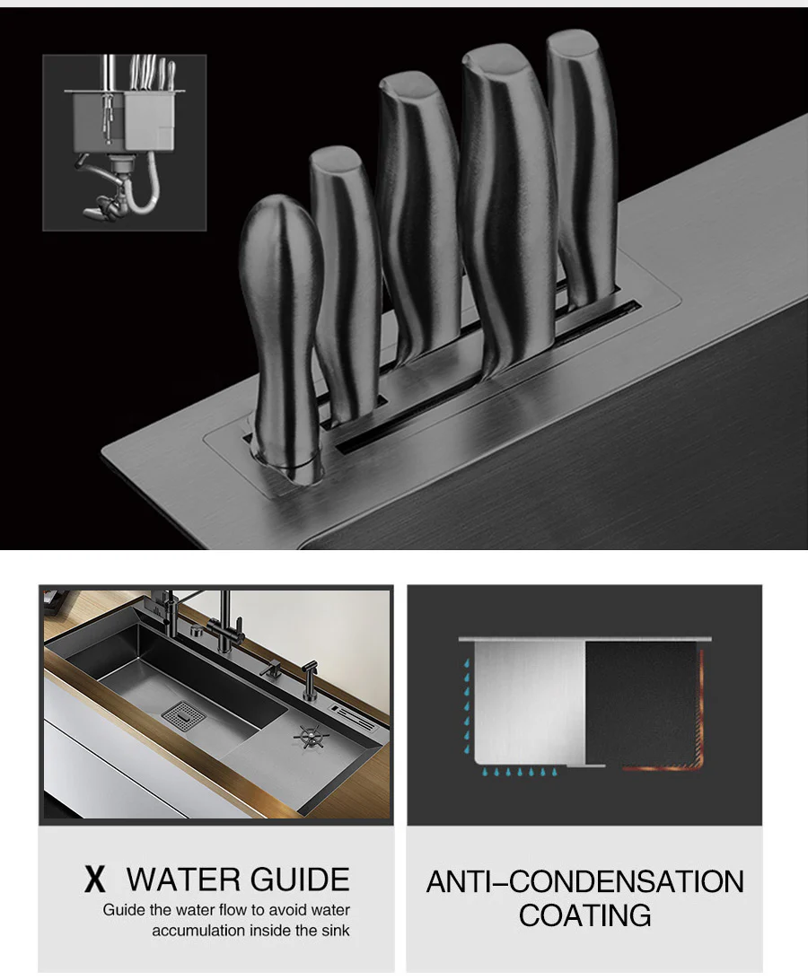 Nano Large Size Kitchen Sink - Image 25