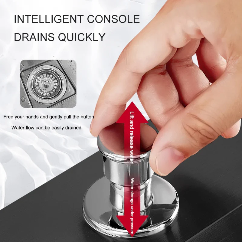 Nano Multi-functional Large Kitchen Wash Basin Sink - Image 11