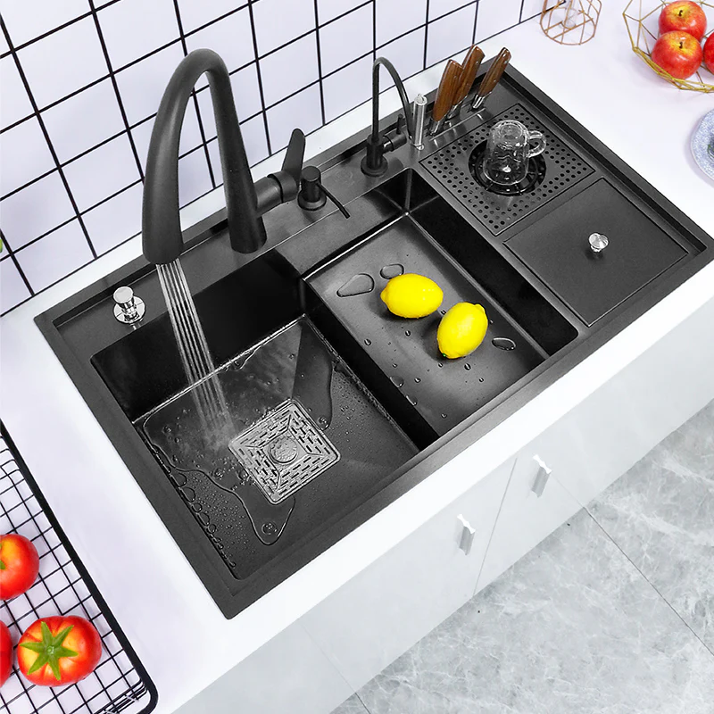 Nano Multi-functional Large Kitchen Wash Basin Sink - Image 16