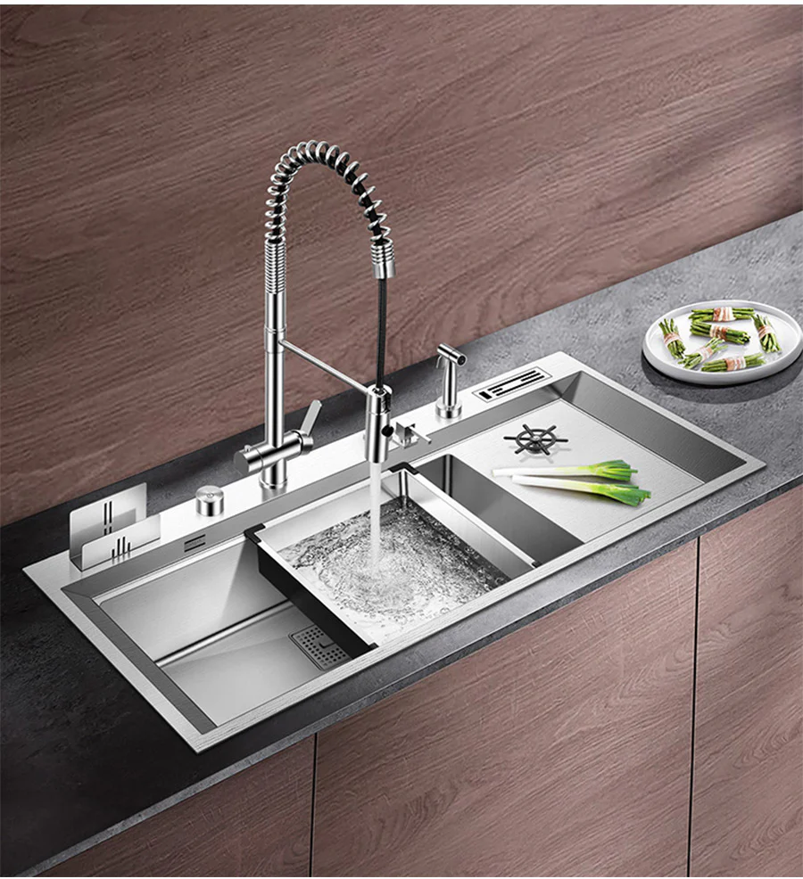 Nano Silver Large Kitchen Sink - Image 13