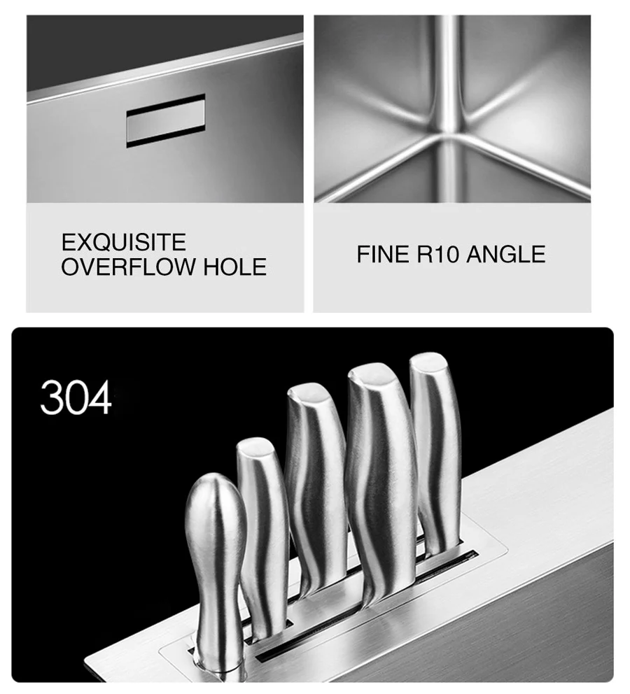 Nano Silver Large Kitchen Sink - Image 24