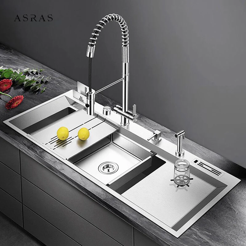 Nano Silver Large Kitchen Sink - Image 9