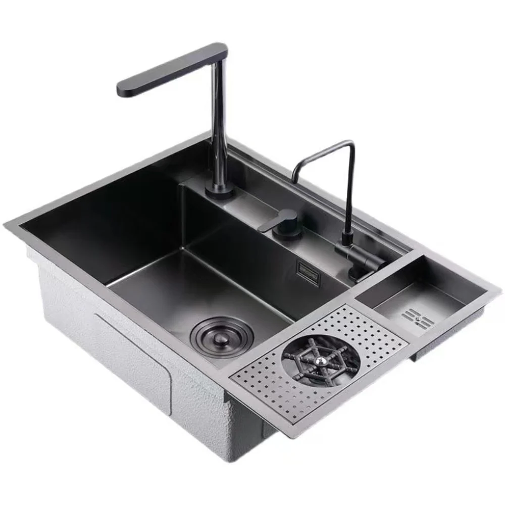 Nano Stainless Steel Hidden Kitchen Sink - Image 18