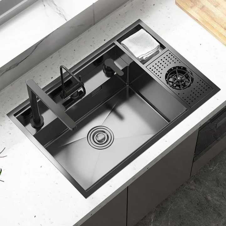 Nano Stainless Steel Hidden Kitchen Sink - Image 27