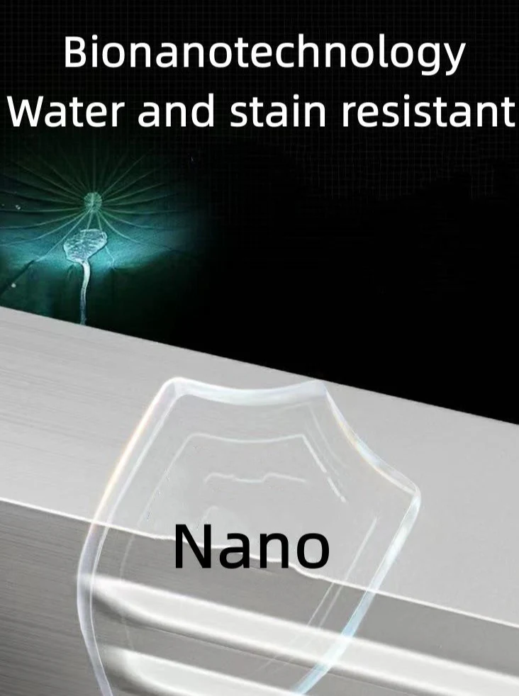 Nano Stainless Steel Knife Holder Waterfall Sink - Image 17