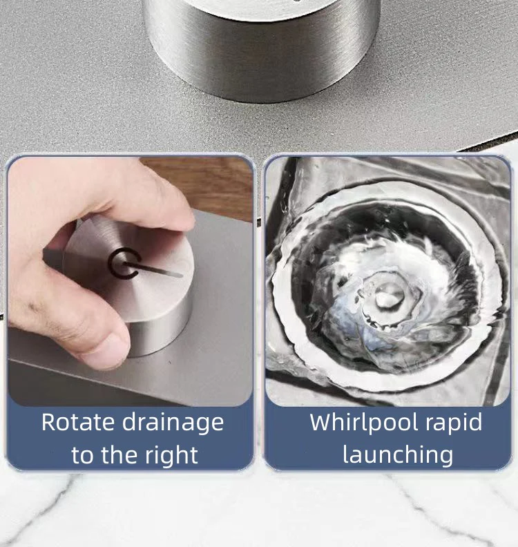 Nano Stainless Steel Knife Holder Waterfall Sink - Image 26