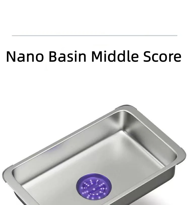 Nano Stainless Steel Knife Holder Waterfall Sink - Image 28