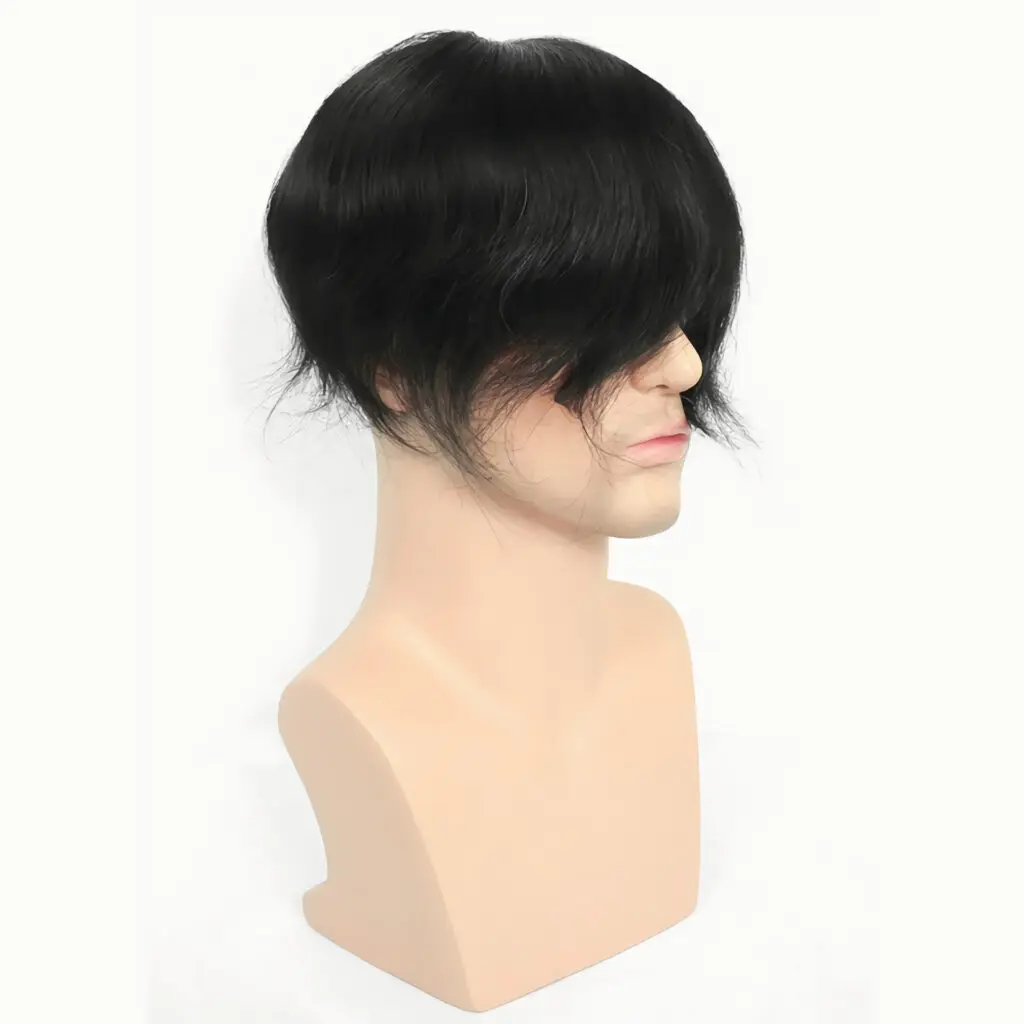 Natural Black Man Hair Wig - Image 5