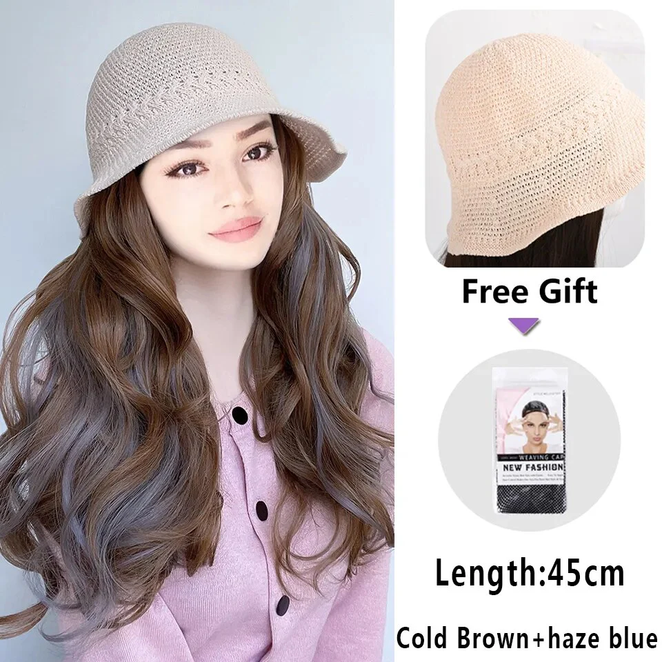 Natural Curly Hair Wig Hat - Image 13