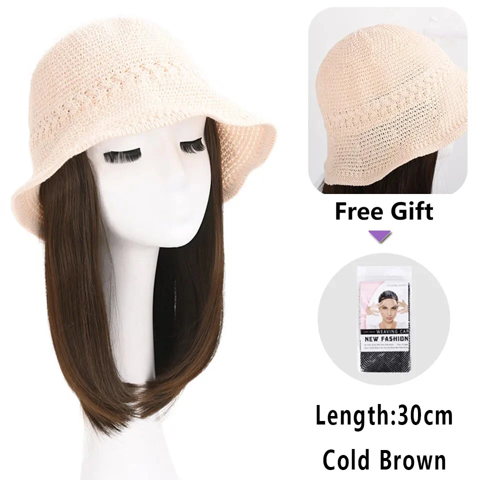 Natural Curly Hair Wig Hat - Image 9