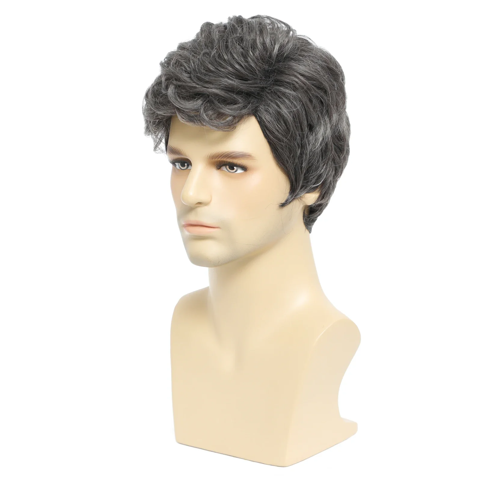 Natural Gray Hair Wig - Image 3