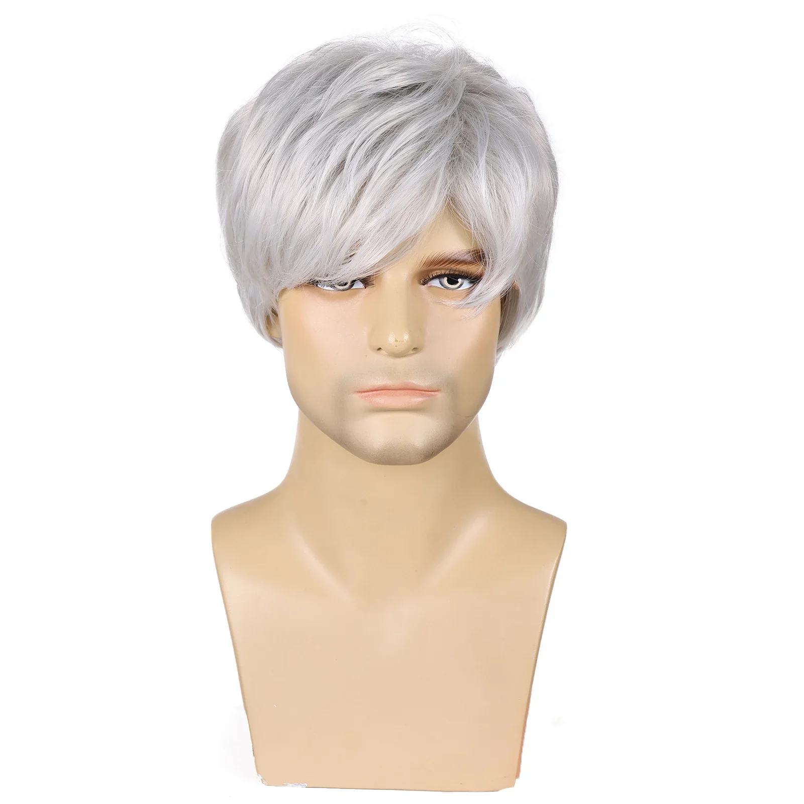 Natural Gray Hair Wig - Image 7