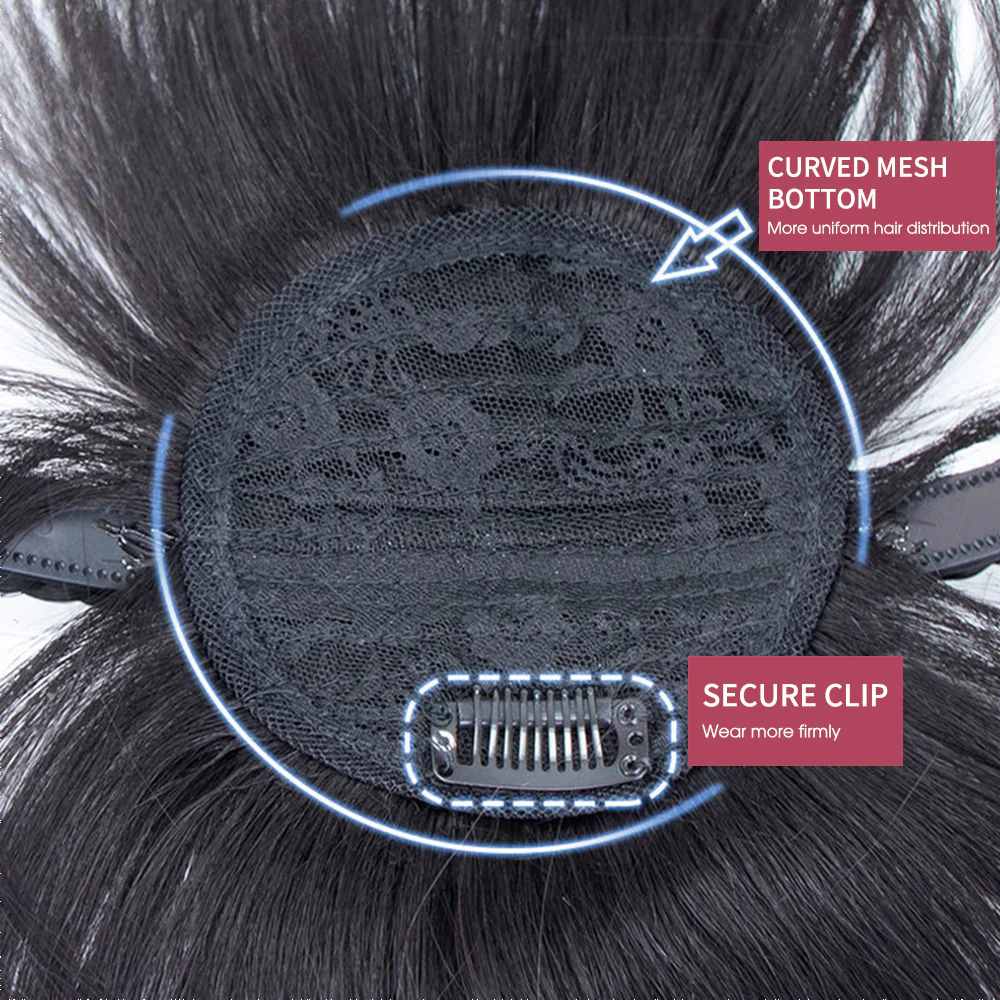 Natural Wig Bang Clip - Image 31