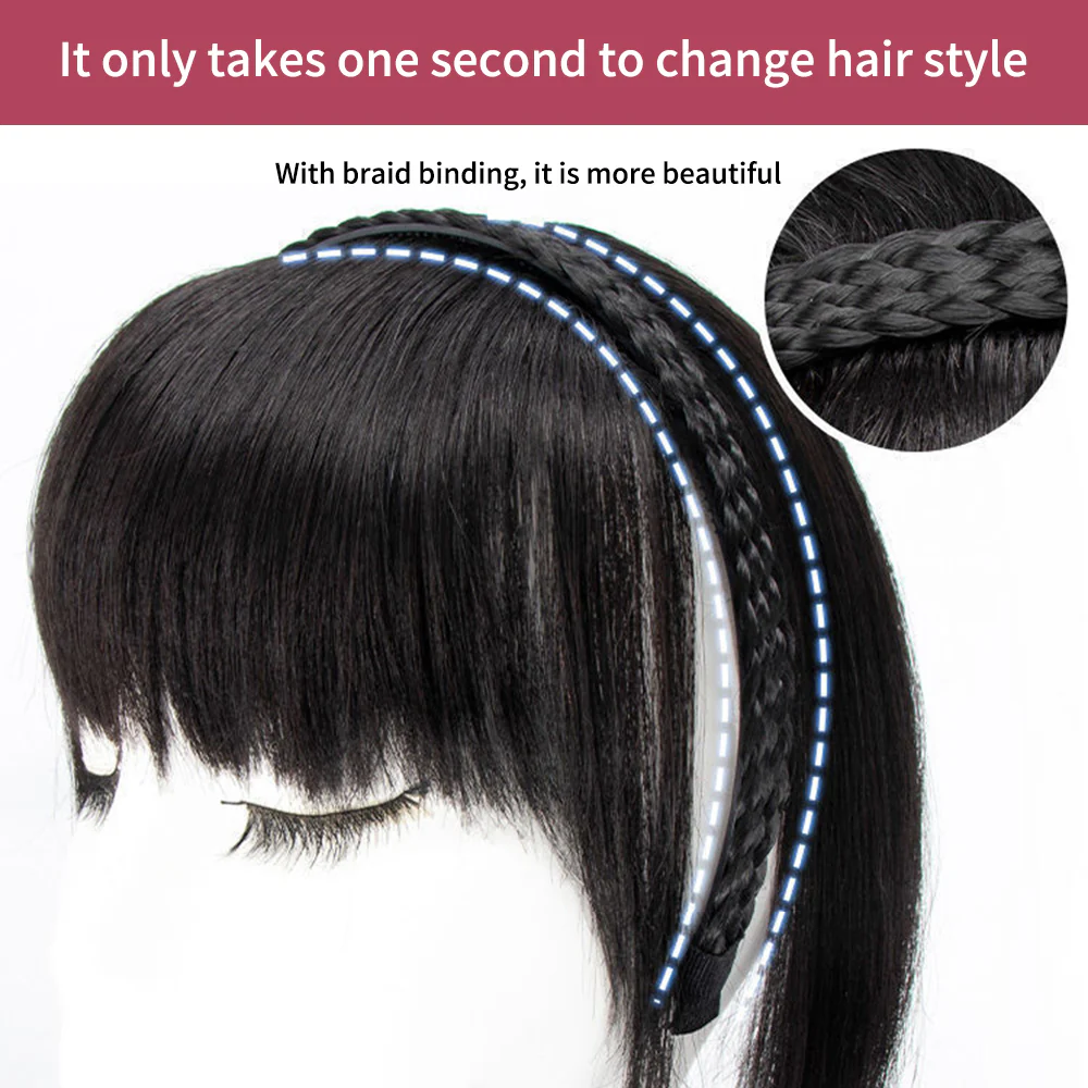 Natural Wig Bang Clip - Image 33